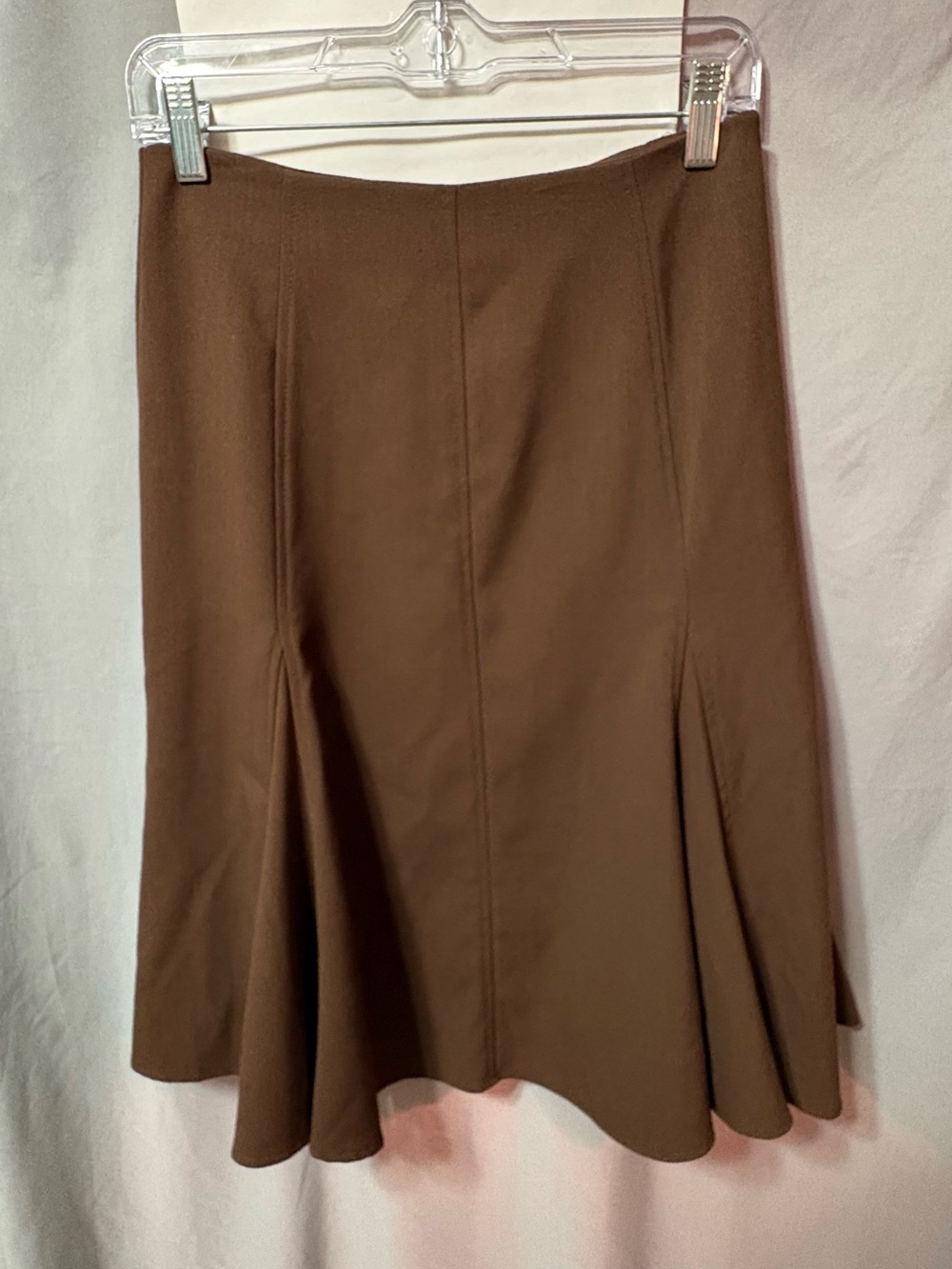Apostrophe Brown Flared A-Line Skirt Vintage 90s Y2K
